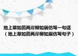 地上草如茵两岸柳如眉仿写一句话（地上草如茵两岸柳如眉仿写句子）