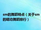sm的舞蹈特点（关于sm的唱功舞蹈排行）