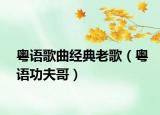 粤语歌曲经典老歌（粤语功夫哥）