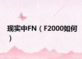 现实中FN（F2000如何）