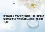 爱情公寓子乔和关谷打赌哪一集（爱情公寓3里面关谷子乔展博打cs的那一集是第几集）