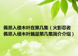 佩恩入侵木叶在第几集（火影忍者佩恩入侵木叶篇是第几集简介介绍）