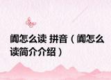 阗怎么读 拼音（阗怎么读简介介绍）