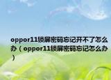 oppor11锁屏密码忘记开不了怎么办（oppor11锁屏密码忘记怎么办）