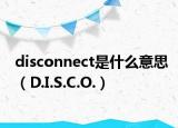 disconnect是什么意思（D.I.S.C.O.）