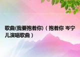 歌曲(我要抱着你)（抱着你 岑宁儿演唱歌曲）