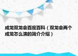 成龙双龙会百度百科（双龙会两个成龙怎么演的简介介绍）