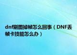 dnf刷图掉帧怎么回事（DNF丢帧卡技能怎么办）