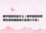 晴字组词语是什么（晴字组词语有哪些词语晴组词大全简介介绍）