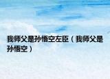 我师父是孙悟空左臣（我师父是孙悟空）