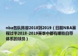 nba各队阵容2018到2019（目前NBA赛程过半2018-2019赛季中都有哪些自带体系的球员）