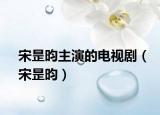 宋昰昀主演的电视剧（宋昰昀）