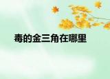 毒的金三角在哪里