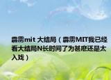 霹雳mit 大结局（霹雳MIT我已经看大结局N长时间了为甚麽还是太入戏）