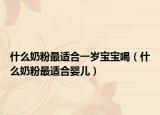 什么奶粉最适合一岁宝宝喝（什么奶粉最适合婴儿）