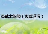 炎武太阳膜（炎武浮沉）