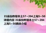 31省份昨增本土57+204上海5+50详细内容 31省份昨增本土57+204上海5+50具体介绍