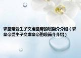 求皇帝受生子文虐皇帝的哦简介介绍（求皇帝受生子文虐皇帝的哦简介介绍）
