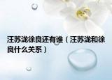 汪苏泷徐良还有谁（汪苏泷和徐良什么关系）