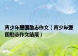 青少年爱国励志作文（青少年爱国励志作文结尾）