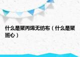 什么是聚丙烯无纺布（什么是聚班心）