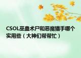 CSOL巫蛊术尸和恶魔猎手哪个实用些（大神们帮帮忙）