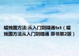 蜡烛图方法:从入门到精通txt（蜡烛图方法从入门到精通 原书第2版）