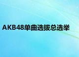 AKB48单曲选拔总选举
