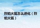 烈焰火狐怎么进化（烈焰火狐）