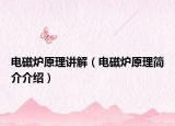 电磁炉原理讲解（电磁炉原理简介介绍）