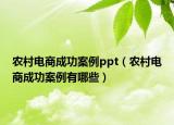 农村电商成功案例ppt（农村电商成功案例有哪些）
