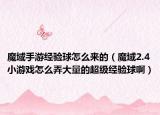 魔域手游经验球怎么来的（魔域2.4小游戏怎么弄大量的超级经验球啊）