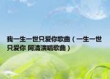我一生一世只爱你歌曲（一生一世只爱你 阿清演唱歌曲）