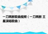 一刀两断歌曲视频（一刀两断 王星演唱歌曲）