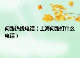 问路热线电话（上海问路打什么电话）