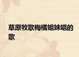 草原牧歌梅橘姐妹唱的歌