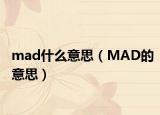 mad什么意思（MAD的意思）