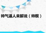 帅气逼人来解说（帅舰）