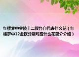 红楼梦中金陵十二钗各自代表什么花（红楼梦中12金钗分别对应什么花简介介绍）