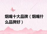 烟嘴十大品牌（烟嘴什么品牌好）