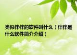 类似伴伴的软件叫什么（伴伴是什么软件简介介绍）