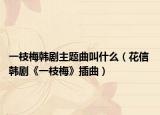 一枝梅韩剧主题曲叫什么（花信 韩剧《一枝梅》插曲）