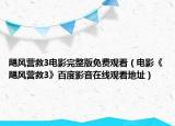 飓风营救3电影完整版免费观看（电影《飓风营救3》百度影音在线观看地址）