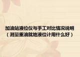 加油站液位仪与手工对比情况说明（测量重油就地液位计用什么好）