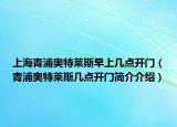 上海青浦奥特莱斯早上几点开门（青浦奥特莱斯几点开门简介介绍）