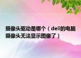 摄像头驱动是哪个（dell的电脑摄像头无法显示图像了）