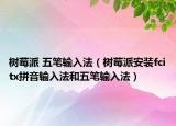 树莓派 五笔输入法（树莓派安装fcitx拼音输入法和五笔输入法）