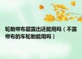轮胎帘布层露出还能用吗（不露帘布的车轮胎能用吗）