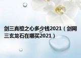 剑三真橙之心多少钱2021（剑网三玄龙石在哪买2021）