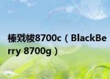 榛戣帗8700c（BlackBerry 8700g）